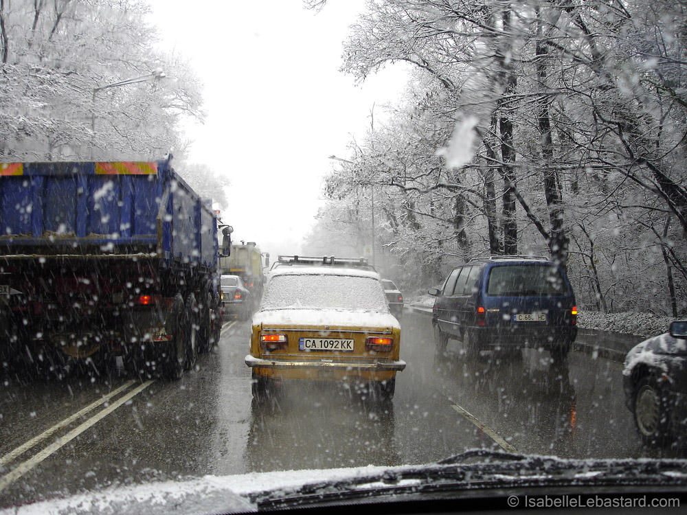 Quotidien sous la neige