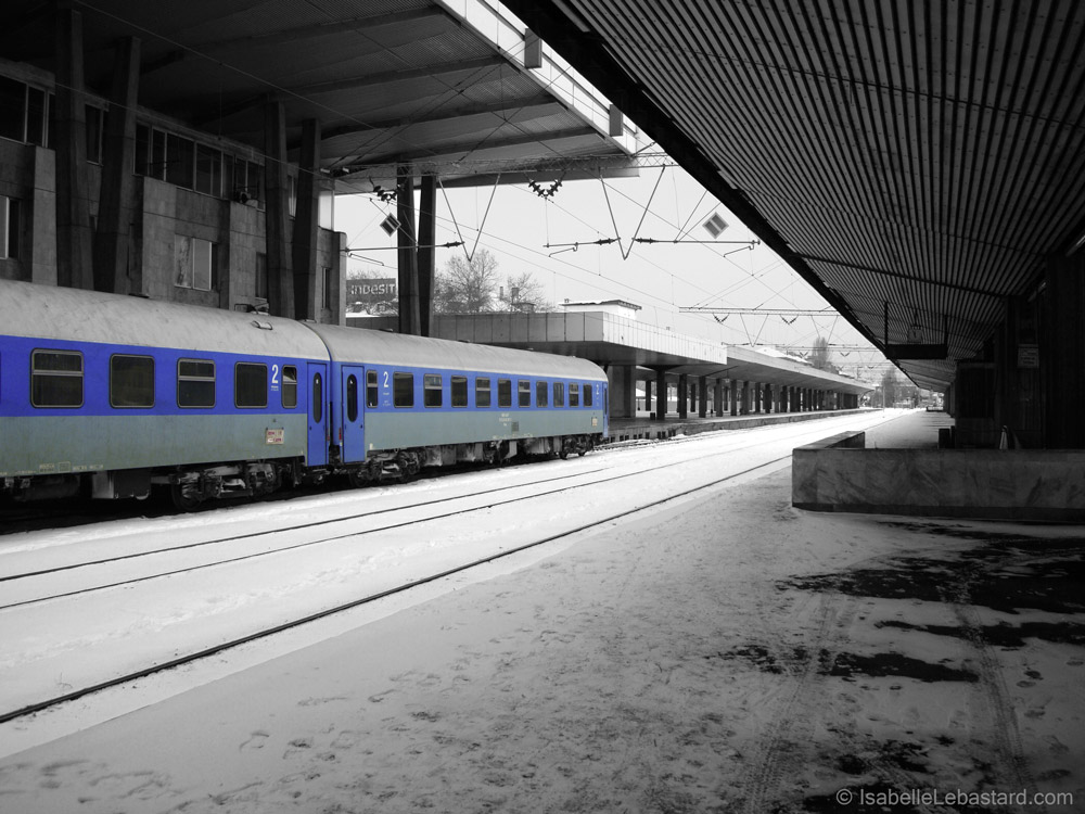 Train en gare